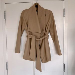 Ted Baker wool short wrap coat, size 2 (US 6)